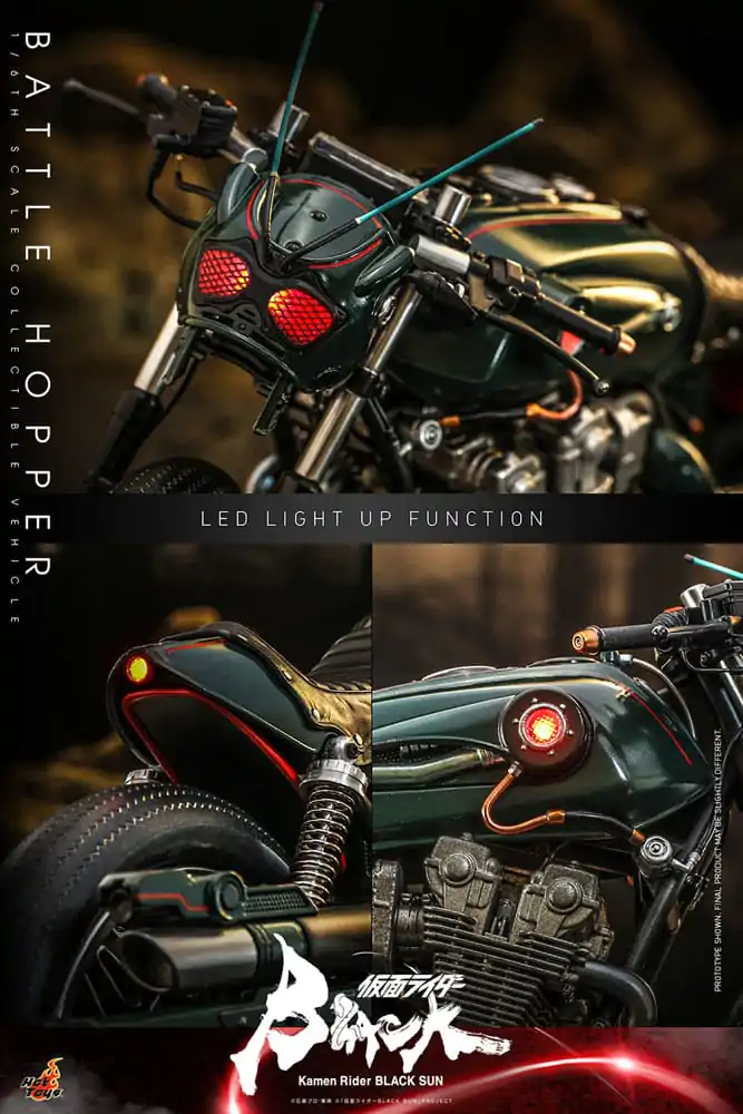 Kamen Rider Black Sun Vehicle 1/6 Bojový Skokan 37 cm produktová fotografia