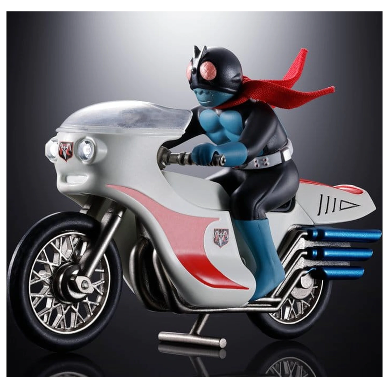 Kamen Rider Chogokin Diecast akčná figúrka Cyclone (Masked Rider 1) 9 cm produktová fotografia