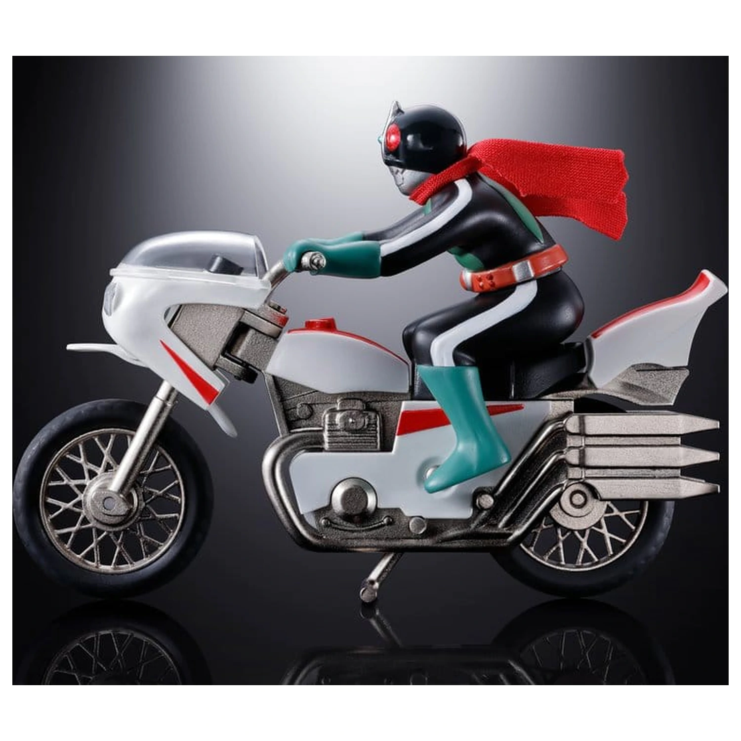 Kamen Rider Chogokin Diecast akčná figúrka Cyclone (Masked Rider 2) 9 cm produktová fotografia