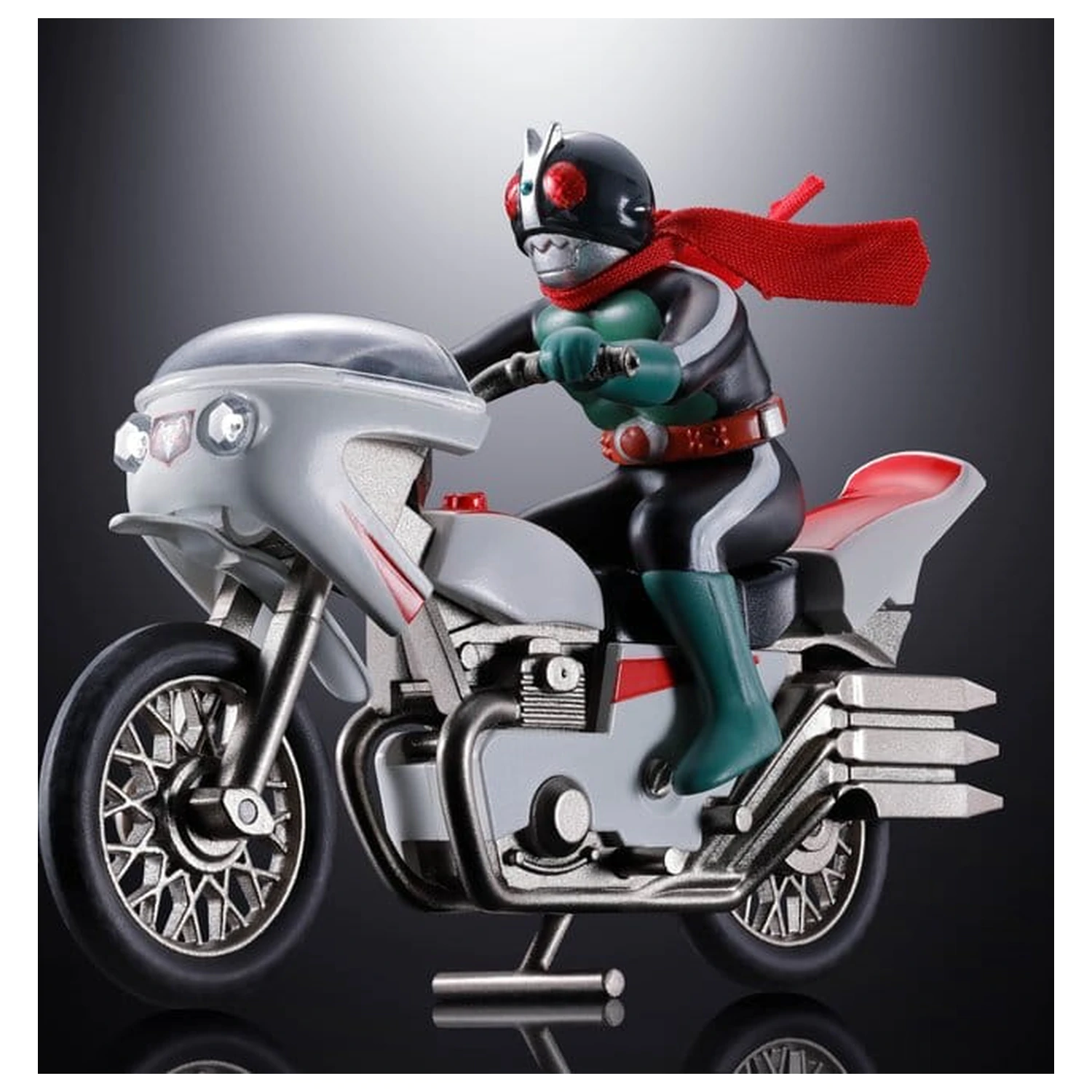 Kamen Rider Chogokin Diecast akčná figúrka Cyclone (Masked Rider 2) 9 cm produktová fotografia