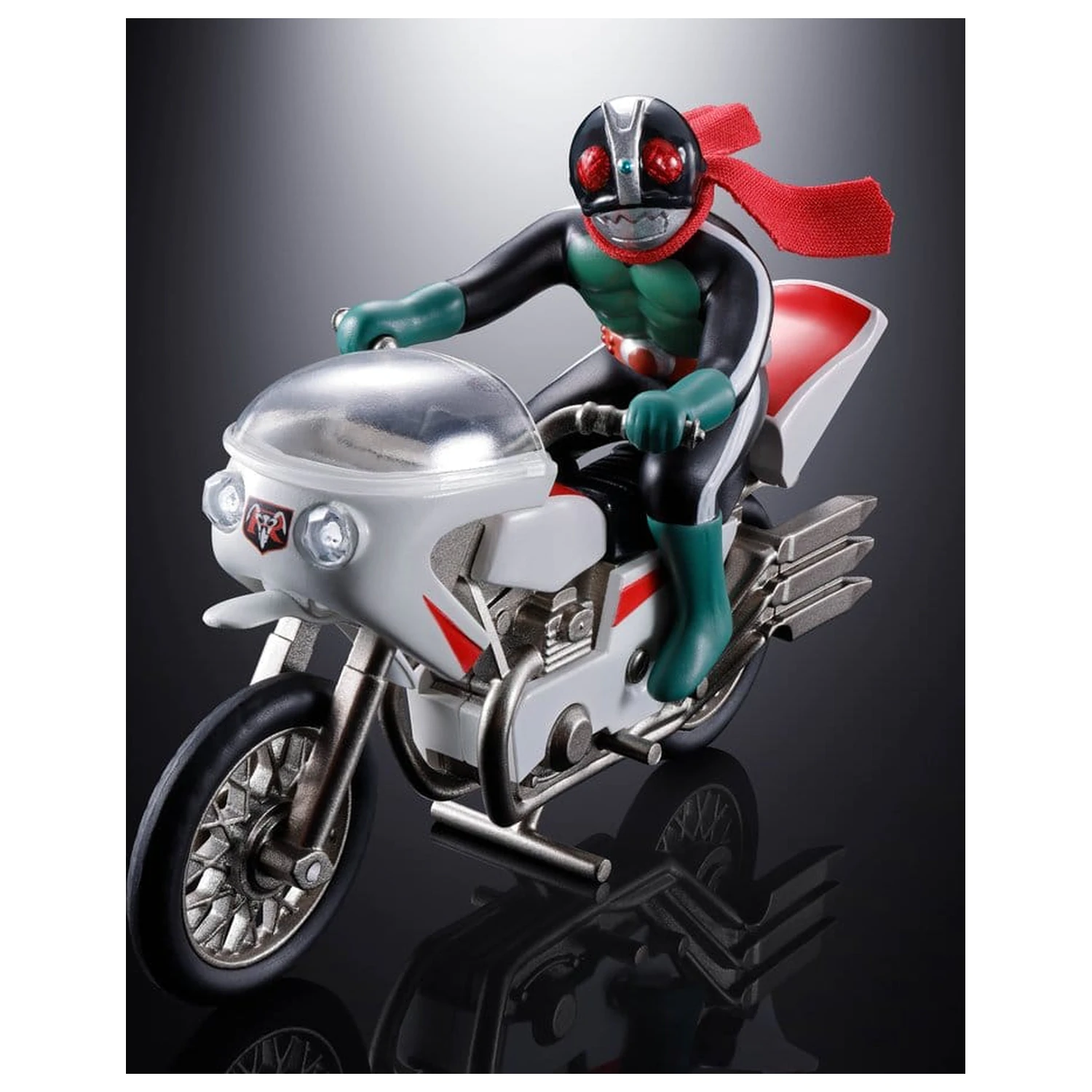 Kamen Rider Chogokin Diecast akčná figúrka Cyclone (Masked Rider 2) 9 cm produktová fotografia