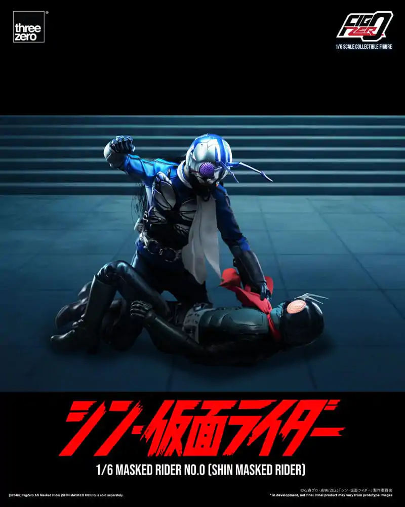 Kamen Rider FigZero Akčná figúrka 1/6 Masked Rider No.0 (Shin Masked Rider) 30 cm produktová fotografia