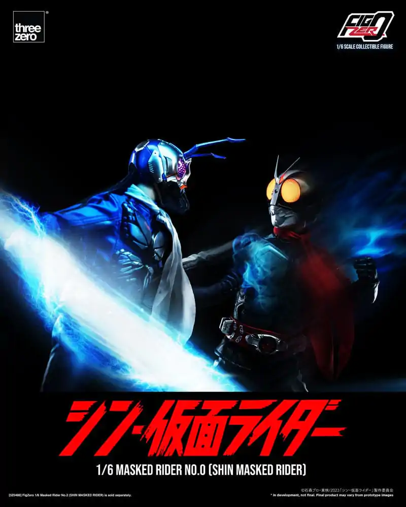Kamen Rider FigZero Akčná figúrka 1/6 Masked Rider No.0 (Shin Masked Rider) 30 cm produktová fotografia