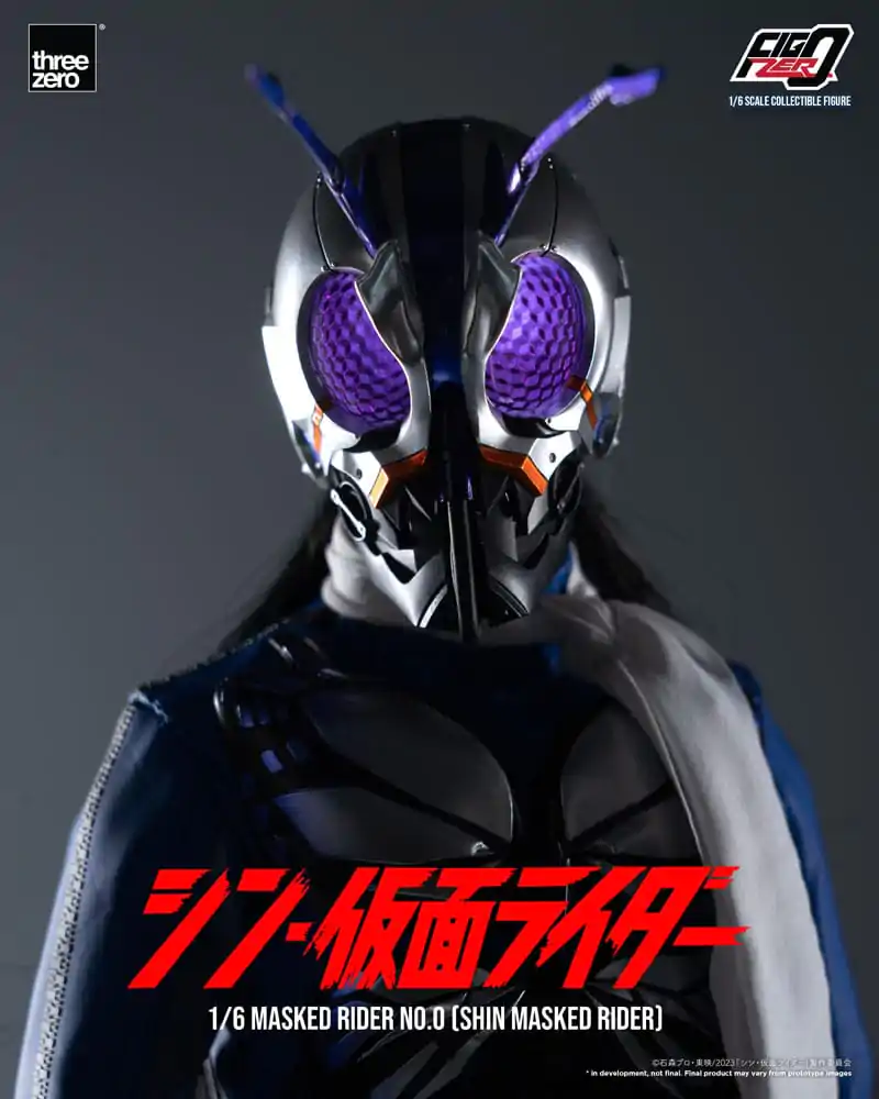 Kamen Rider FigZero Akčná figúrka 1/6 Masked Rider No.0 (Shin Masked Rider) 30 cm produktová fotografia