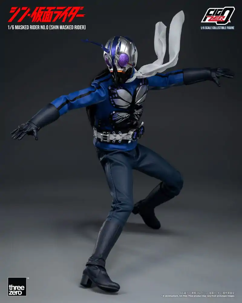 Kamen Rider FigZero Akčná figúrka 1/6 Masked Rider No.0 (Shin Masked Rider) 30 cm produktová fotografia