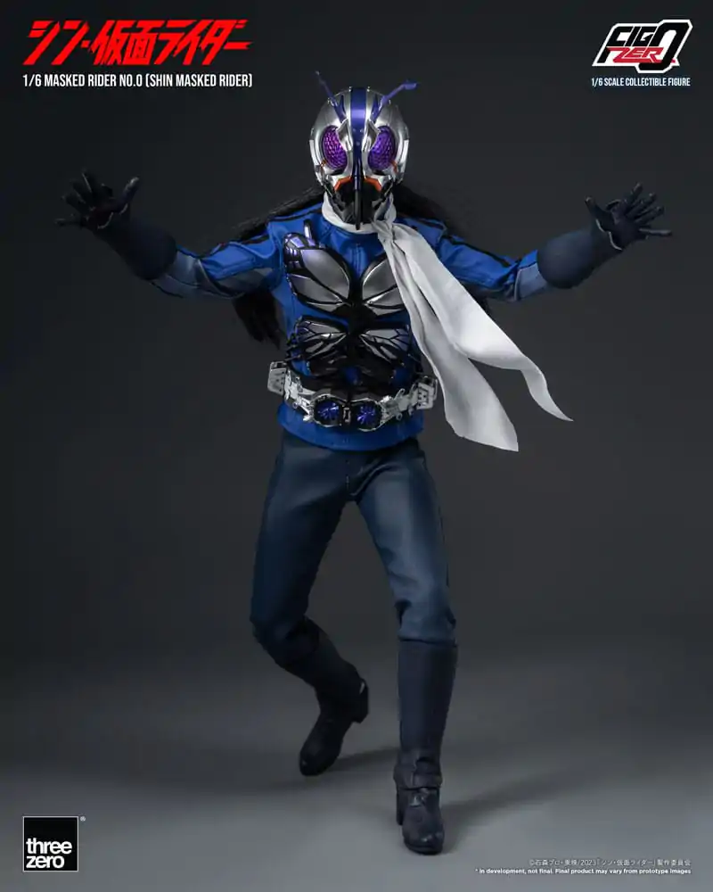 Kamen Rider FigZero Akčná figúrka 1/6 Masked Rider No.0 (Shin Masked Rider) 30 cm produktová fotografia
