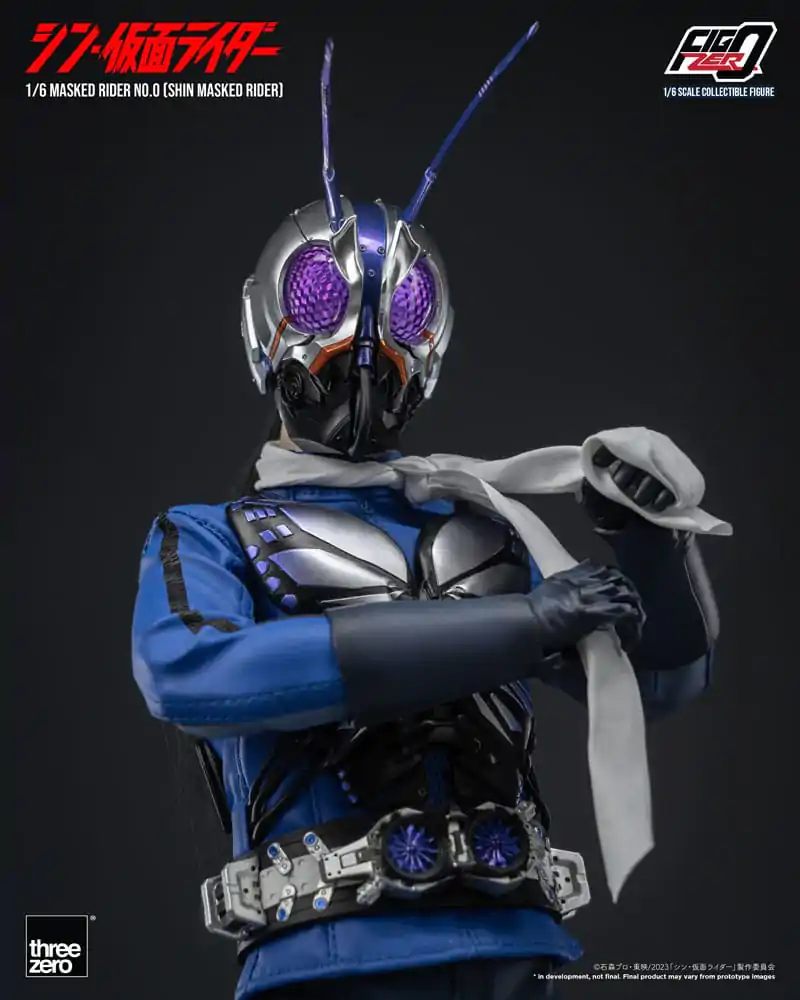 Kamen Rider FigZero Akčná figúrka 1/6 Masked Rider No.0 (Shin Masked Rider) 30 cm produktová fotografia