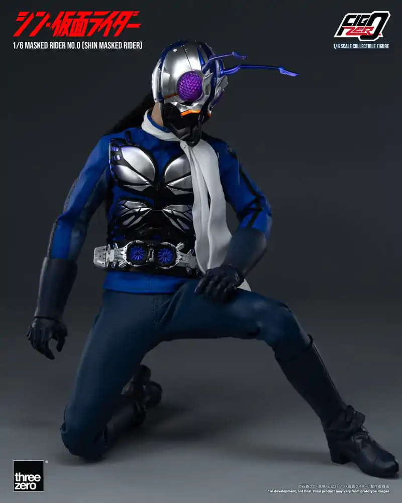 Kamen Rider FigZero Akčná figúrka 1/6 Masked Rider No.0 (Shin Masked Rider) 30 cm produktová fotografia