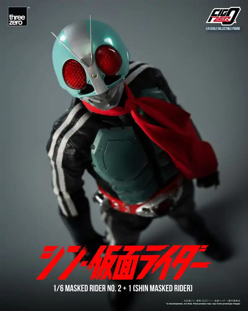 Kamen Rider FigZero akčná figúrka 1/6 Masked Rider No.2+1 (Shin Masked Rider) 32 cm termékfotó