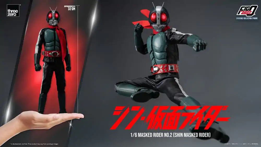 Kamen Rider FigZero Akčná Figúrka 1/6 Shin Masked Rider No. 2 32 cm produktová fotografia