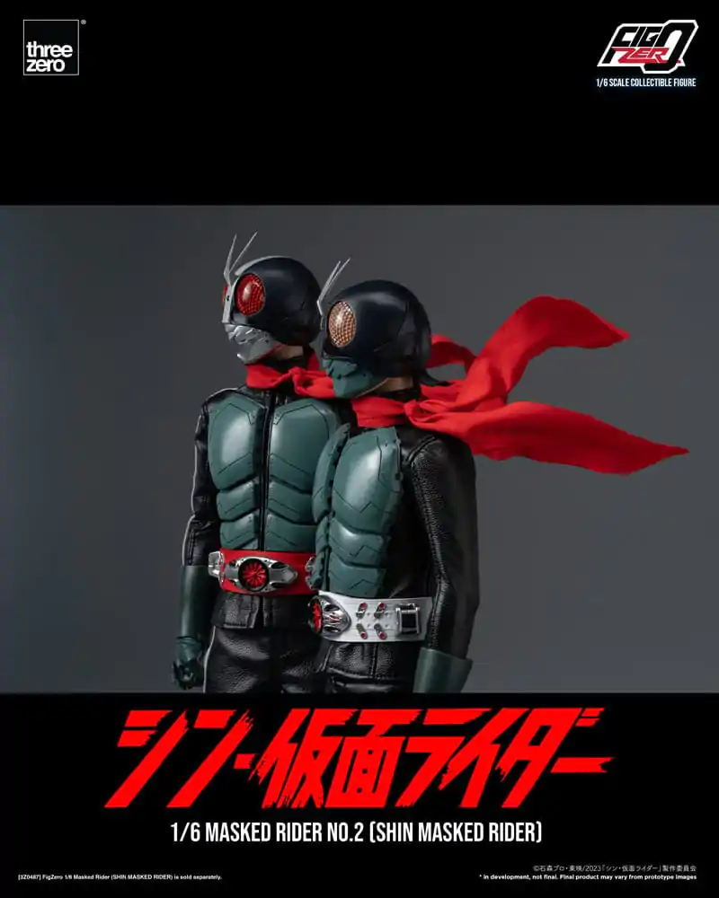 Kamen Rider FigZero Akčná Figúrka 1/6 Shin Masked Rider No. 2 32 cm produktová fotografia