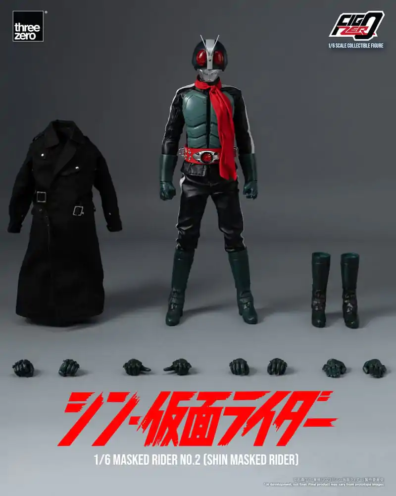 Kamen Rider FigZero Akčná Figúrka 1/6 Shin Masked Rider No. 2 32 cm produktová fotografia