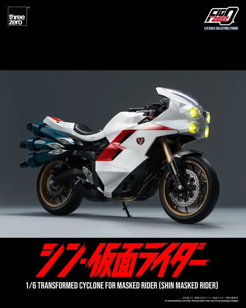 Kamen Rider FigZero Vehicle 1/6 Transformovaný Motocykel Cyclone for Shin Masked Rider 35 cm produktová fotografia