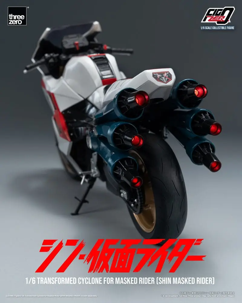 Kamen Rider FigZero Vehicle 1/6 Transformovaný Motocykel Cyclone for Shin Masked Rider 35 cm produktová fotografia