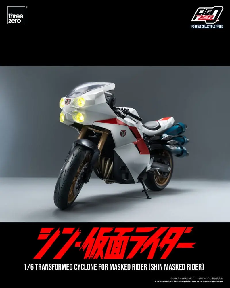 Kamen Rider FigZero Vehicle 1/6 Transformovaný Motocykel Cyclone for Shin Masked Rider 35 cm produktová fotografia