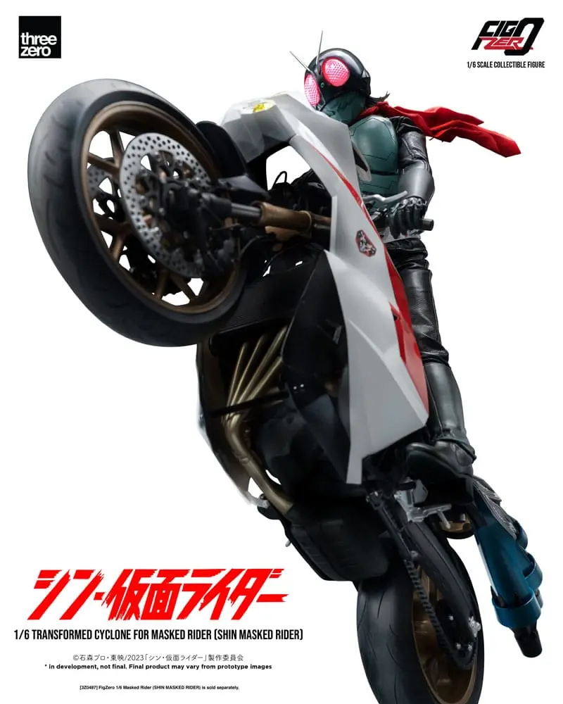 Kamen Rider FigZero Vehicle 1/6 Transformovaný Motocykel Cyclone for Shin Masked Rider 35 cm produktová fotografia