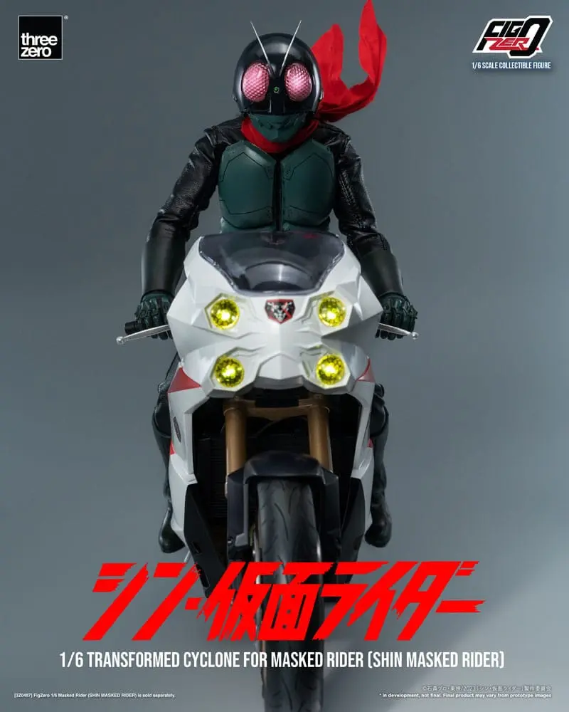 Kamen Rider FigZero Vehicle 1/6 Transformovaný Motocykel Cyclone for Shin Masked Rider 35 cm produktová fotografia