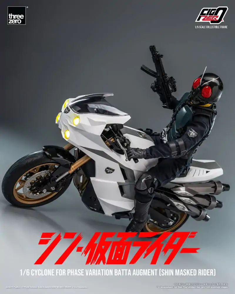 Kamen Rider FigZero Vehicle 1/6 Motocykel Cyclone for Phase Variation Batta Augment (Shin Masked Rider) 35 cm produktová fotografia
