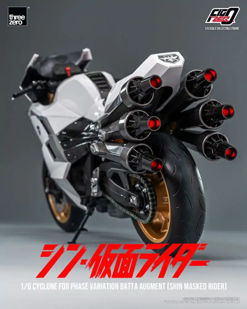 Kamen Rider FigZero Vehicle 1/6 Motocykel Cyclone for Phase Variation Batta Augment (Shin Masked Rider) 35 cm produktová fotografia