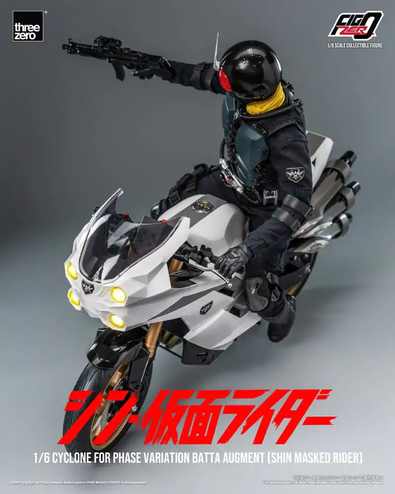 Kamen Rider FigZero Vehicle 1/6 Motocykel Cyclone for Phase Variation Batta Augment (Shin Masked Rider) 35 cm produktová fotografia