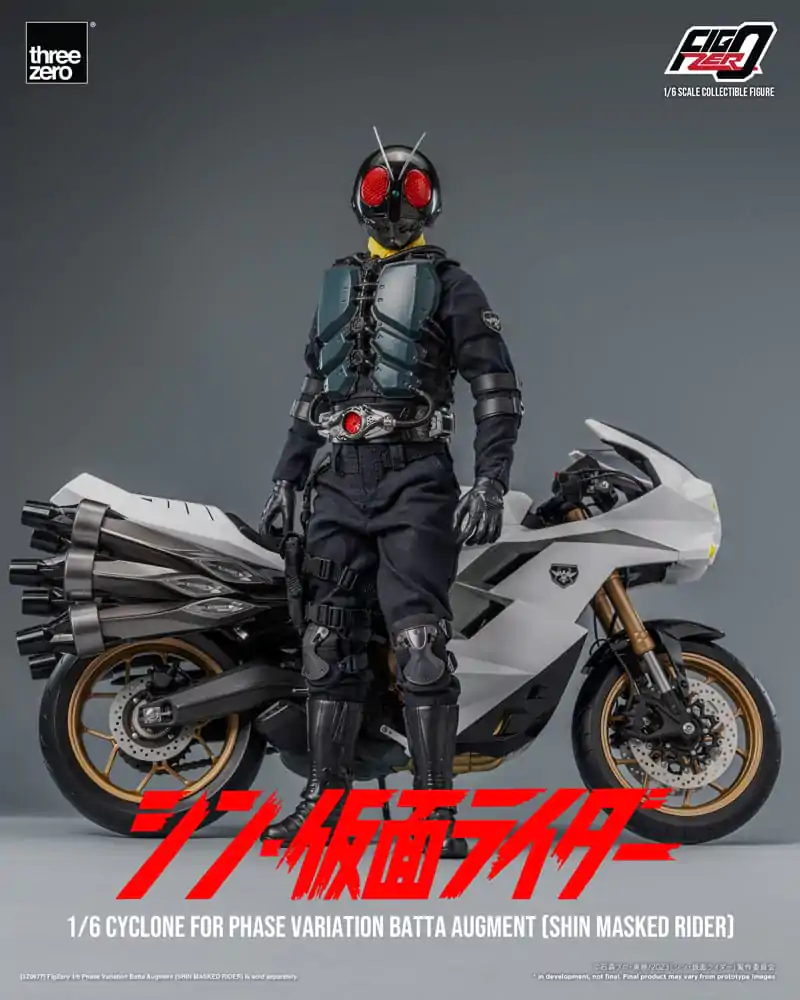 Kamen Rider FigZero Vehicle 1/6 Motocykel Cyclone for Phase Variation Batta Augment (Shin Masked Rider) 35 cm produktová fotografia