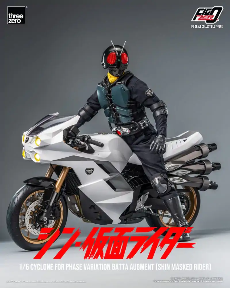 Kamen Rider FigZero Vehicle 1/6 Motocykel Cyclone for Phase Variation Batta Augment (Shin Masked Rider) 35 cm produktová fotografia