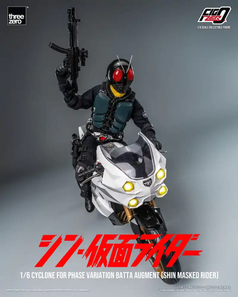 Kamen Rider FigZero Vehicle 1/6 Motocykel Cyclone for Phase Variation Batta Augment (Shin Masked Rider) 35 cm produktová fotografia