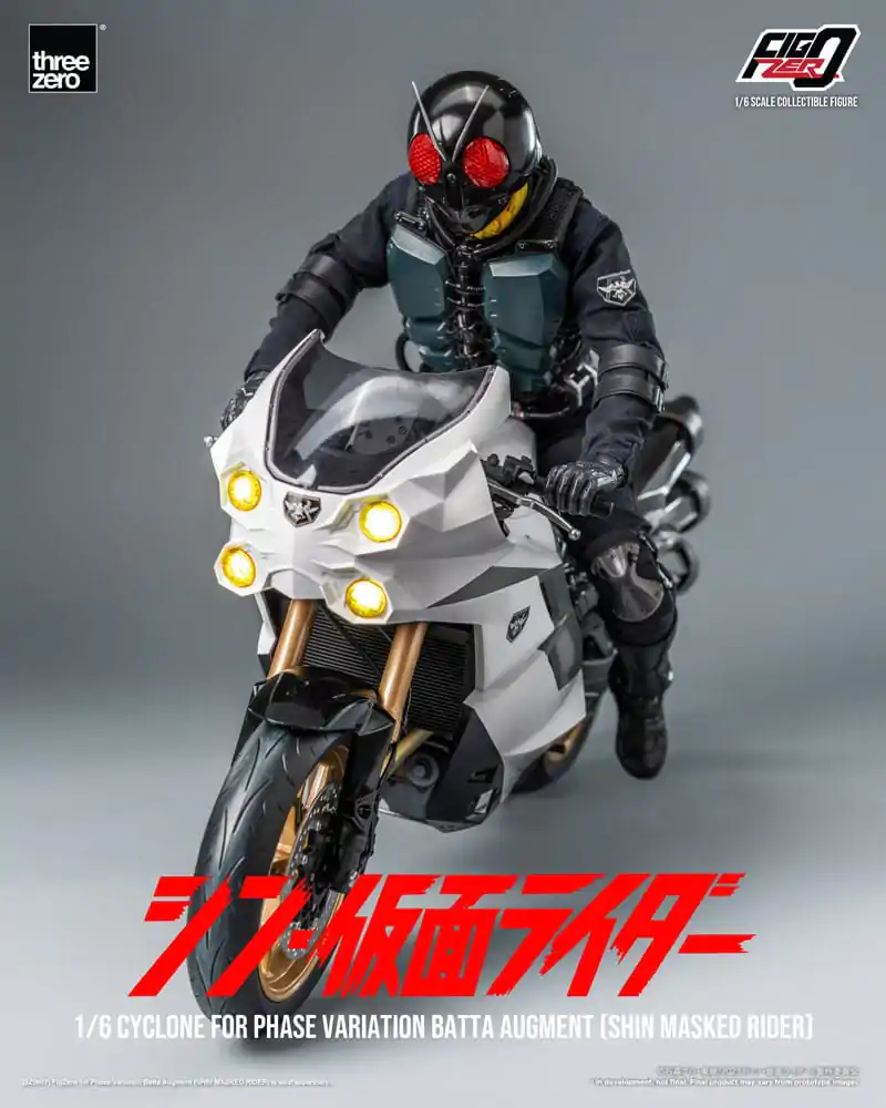 Kamen Rider FigZero Vehicle 1/6 Motocykel Cyclone for Phase Variation Batta Augment (Shin Masked Rider) 35 cm produktová fotografia