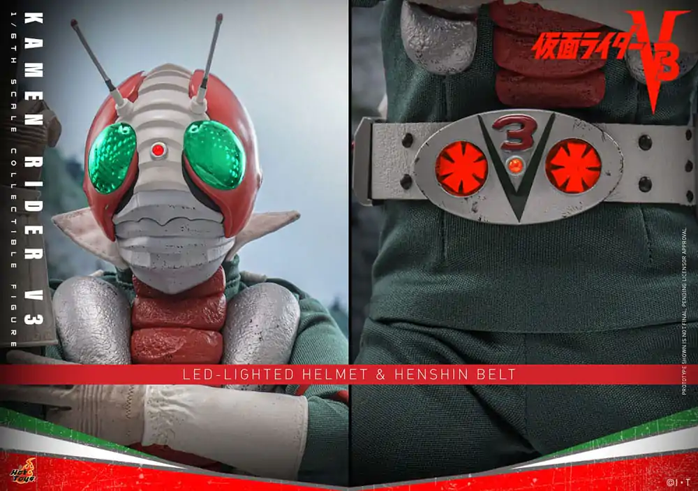 Kamen Rider V3 1/6 Kamen Rider V3 akčná figúrka 30 cm produktová fotografia