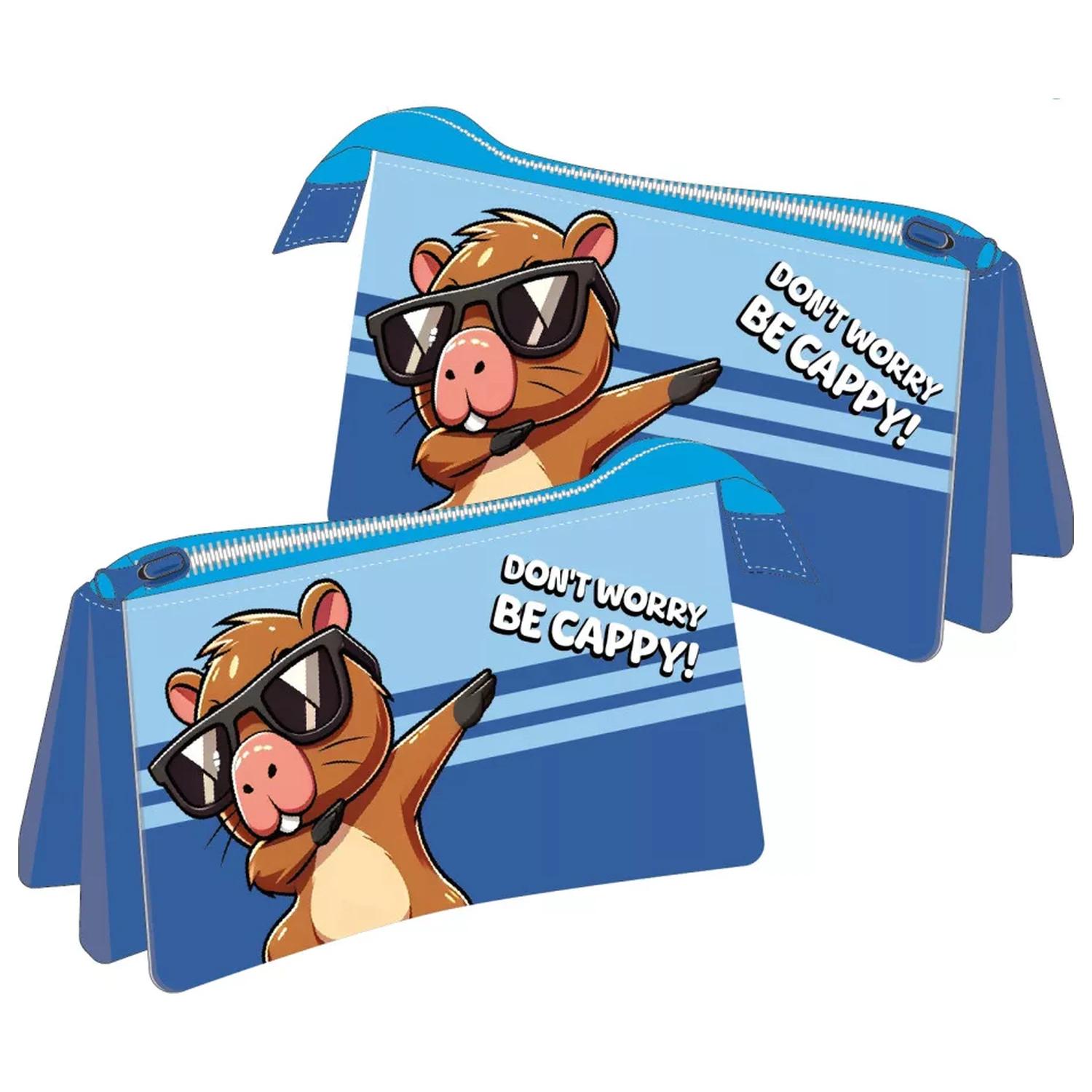 Capybara Be Cappy 3-priehradkový peračník 22 cm produktová fotografia