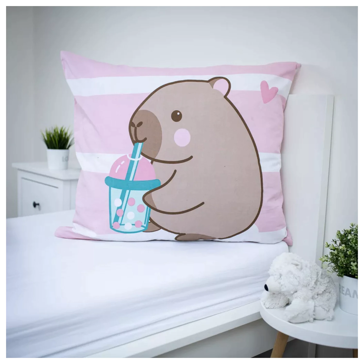 Capybara Bubble obliečka na prikrývku produktová fotografia