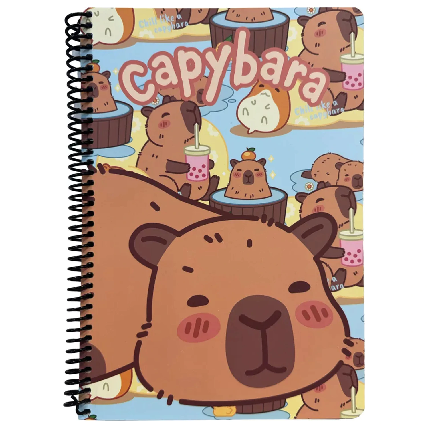 Capybara Chill B/5 Lined špirálový zápisník 70 listov produktová fotografia