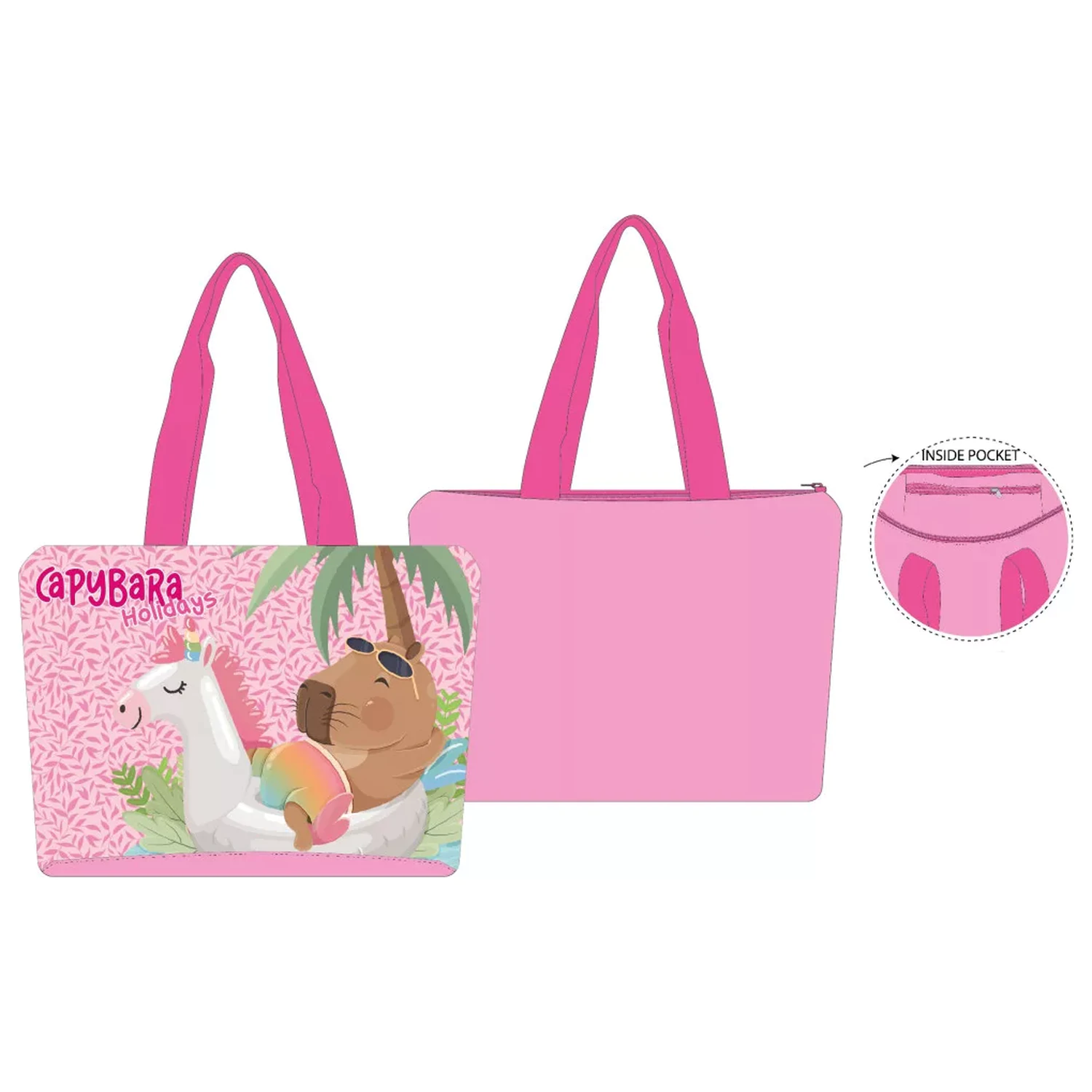 Kapibara Holidays plážová taška 47 cm produktová fotografia