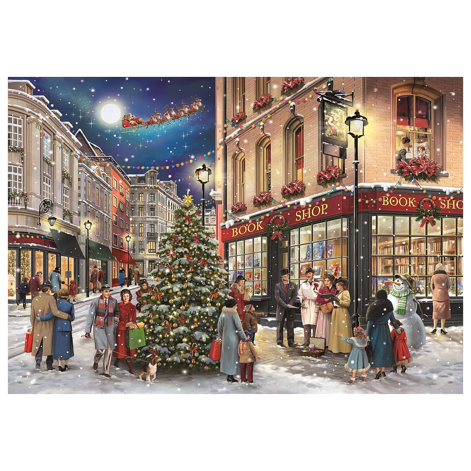 Christmas Stroll 1000-dielne puzzle produktová fotografia
