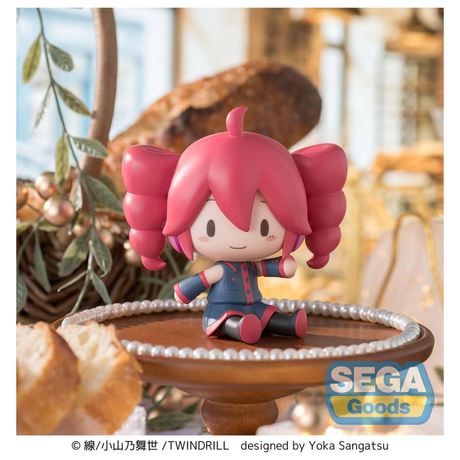 Kasane Teto fuwa petit mini figúrka Kasane Teto 8 cm produktová fotografia