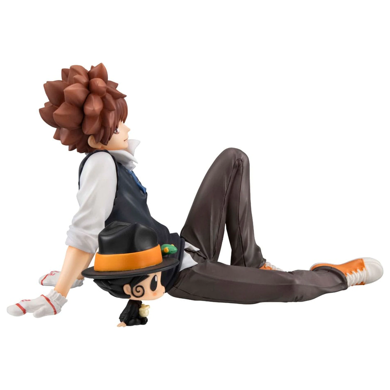 Katekyo Hitman Reborn! G.E.M. Series PVC socha Tsuna & Reborn Palm Size 9 cm produktová fotografia