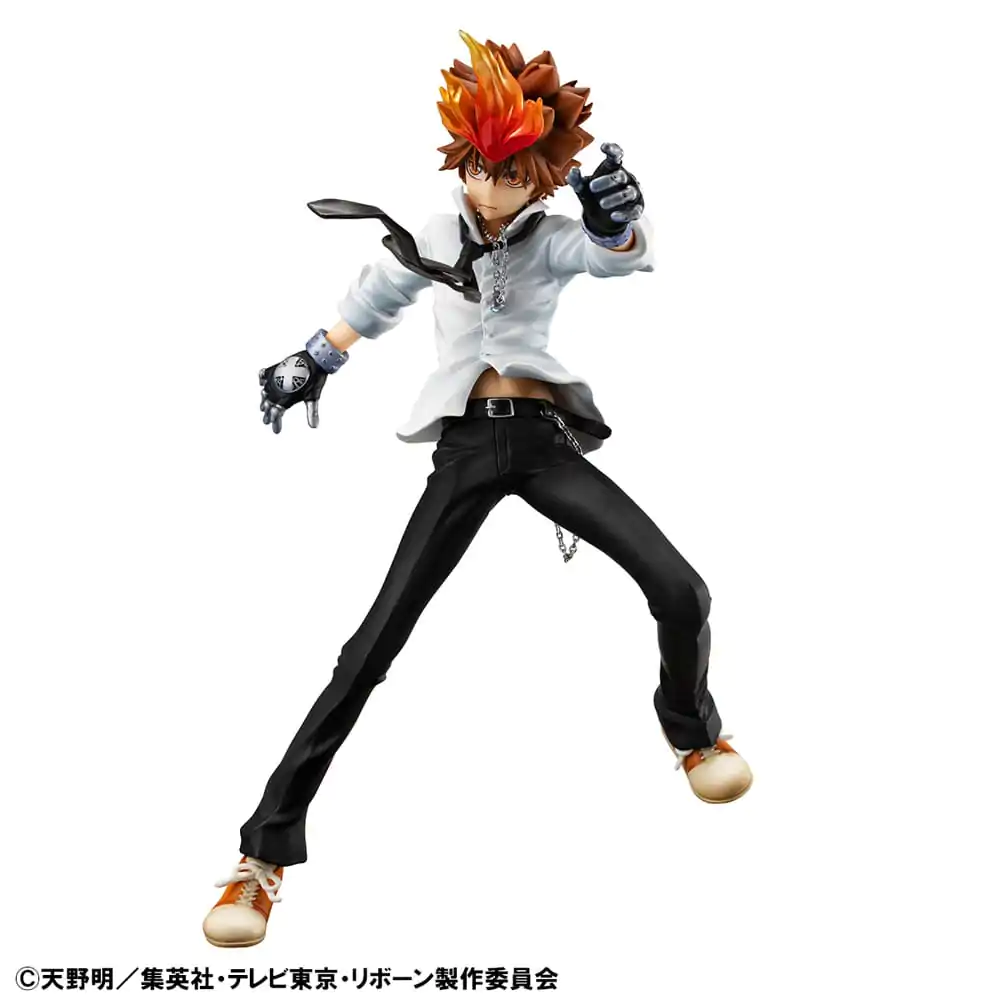 Katekyo Hitman Reborn! G.E.M. Series PVC Socha Tsunayoshi Sawada & Kyoya Hibari & Reborn Sada 21 cm produktová fotografia