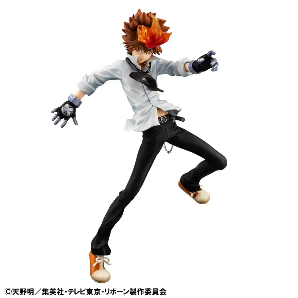 Katekyo Hitman Reborn! G.E.M. Series PVC Socha Tsunayoshi Sawada & Kyoya Hibari & Reborn Sada 21 cm produktová fotografia