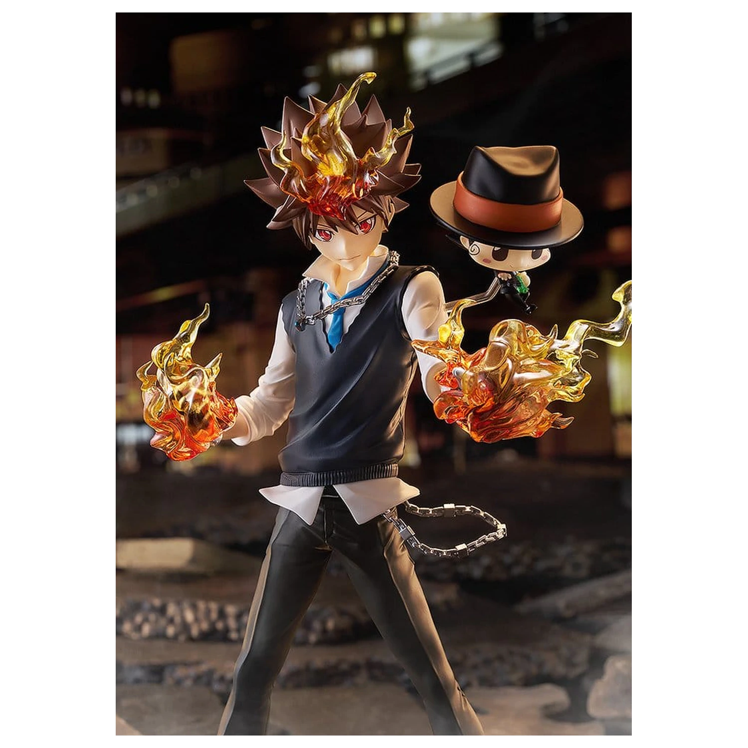 Katekyo Hitman Reborn Pop Up Parade SP PVC figúrky balenie 2 kusy Tsunayoshi Sawada & Reborn 24 cm produktová fotografia