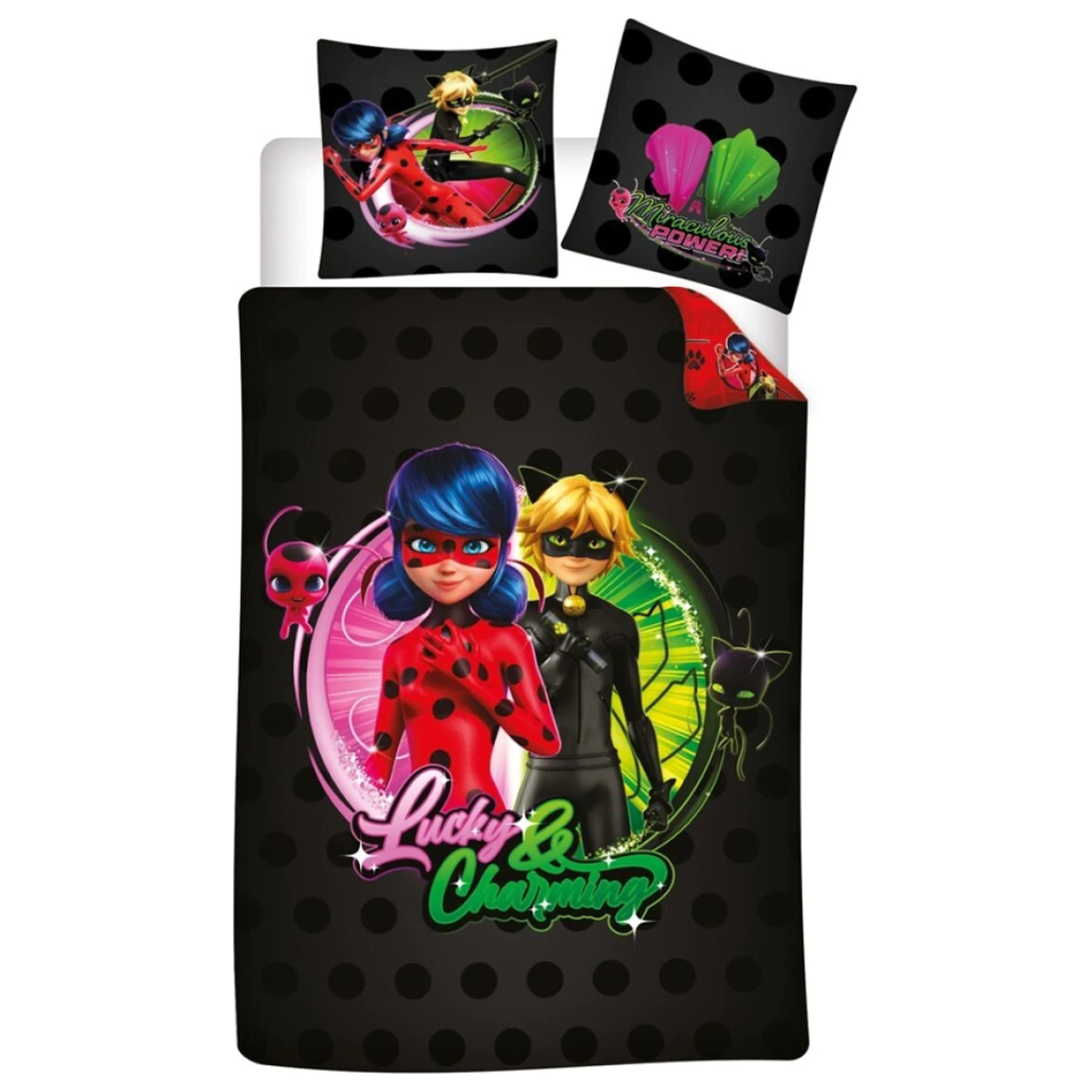 Miraculous Ladybug and Cat Noir Adventures Lucky obliečka na perinu produktová fotografia