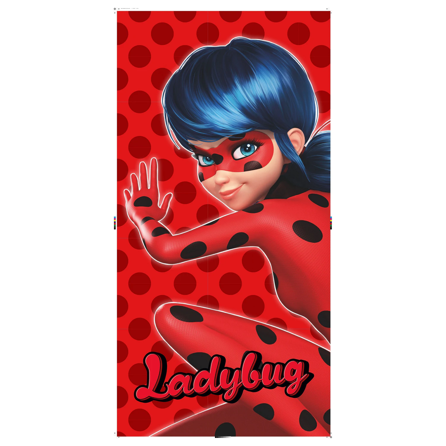 Miraculous Ladybug and Cat Noir Adventures uterák s červenými bodkami produktová fotografia