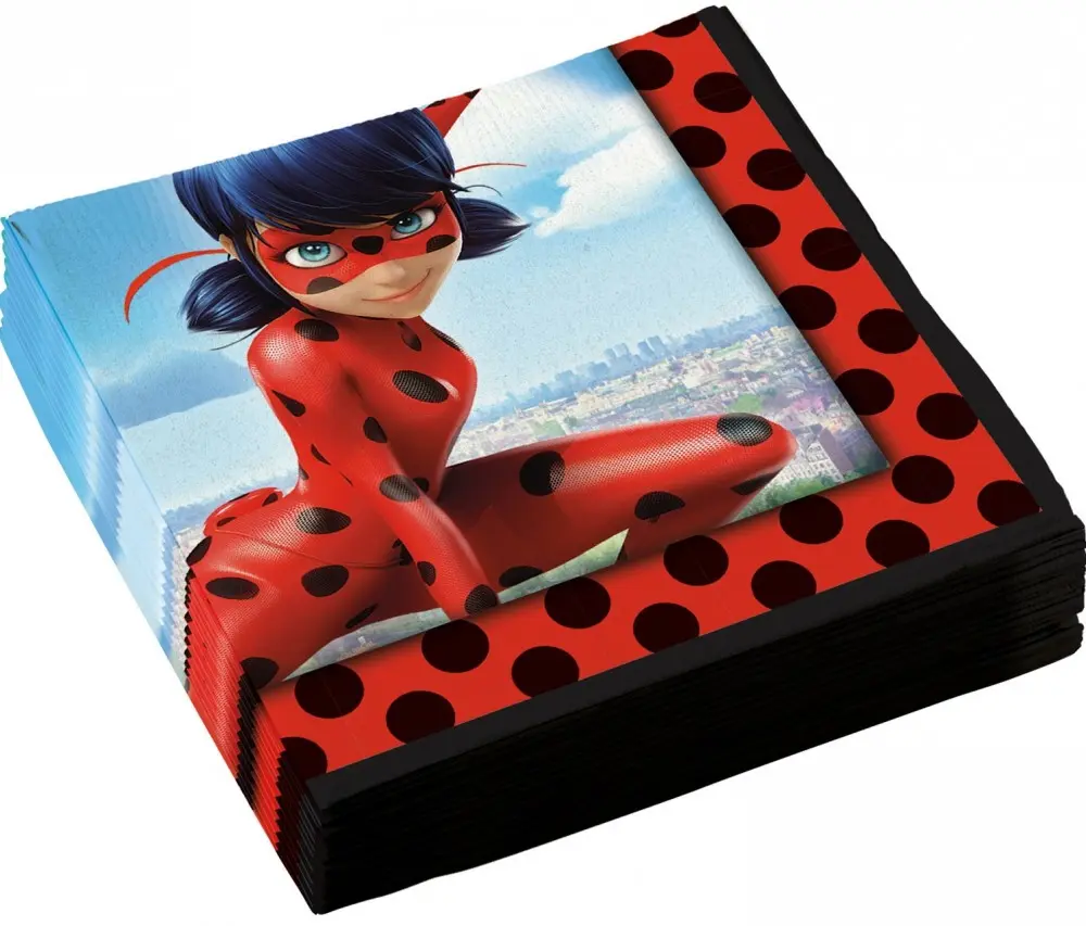 Miraculous: Tales of Ladybug & Cat Noir Obrúsky, 20 kusov produktová fotografia