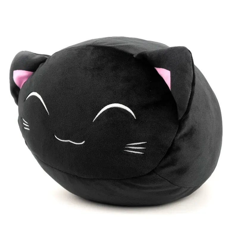 Kawai Nemu Neko black cat plyšová hračka 20 cm produktová fotografia