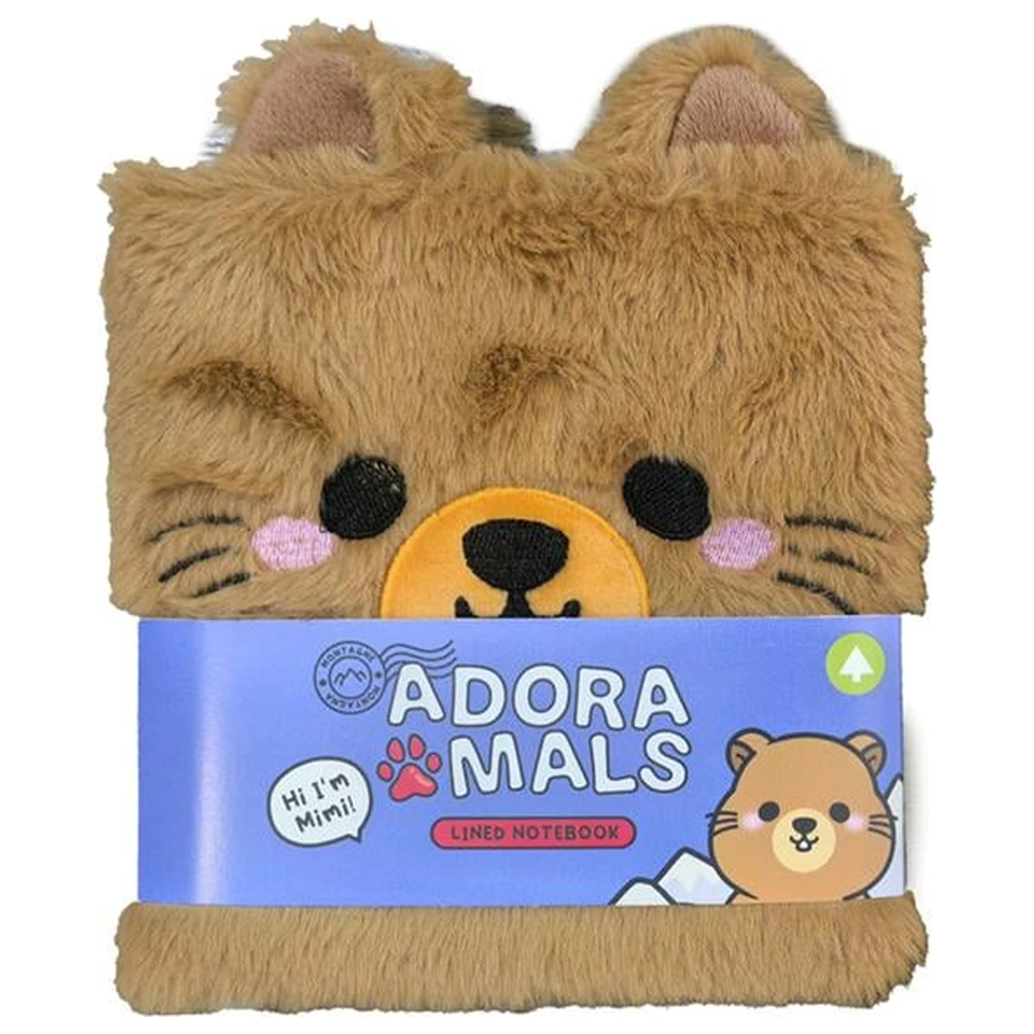 KAWAII Adoramals Mimi the Marmot Prémiový Nadýchaný Zápisník produktová fotografia