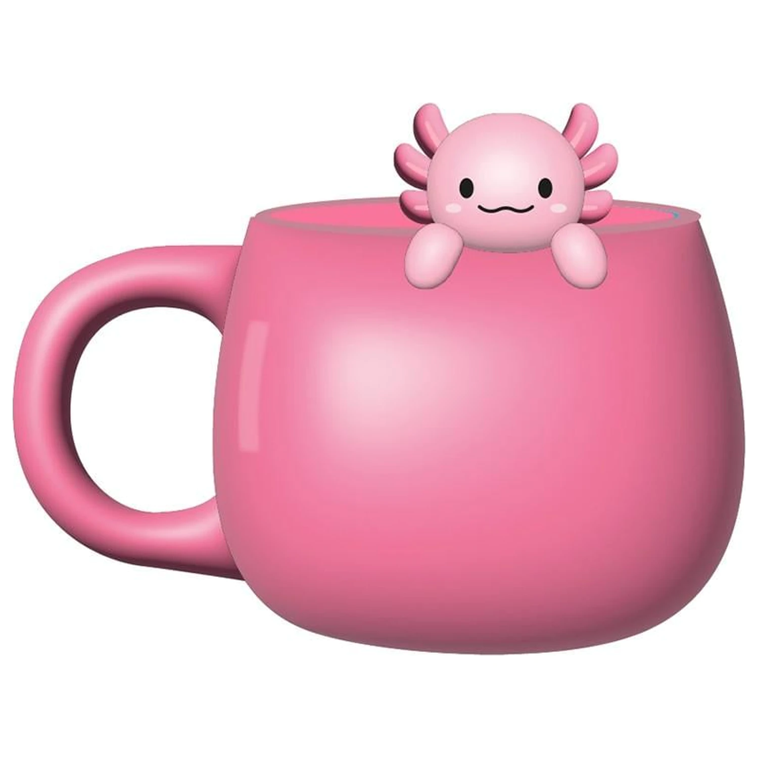 KAWAII Axolotly Keramický hrnček produktová fotografia