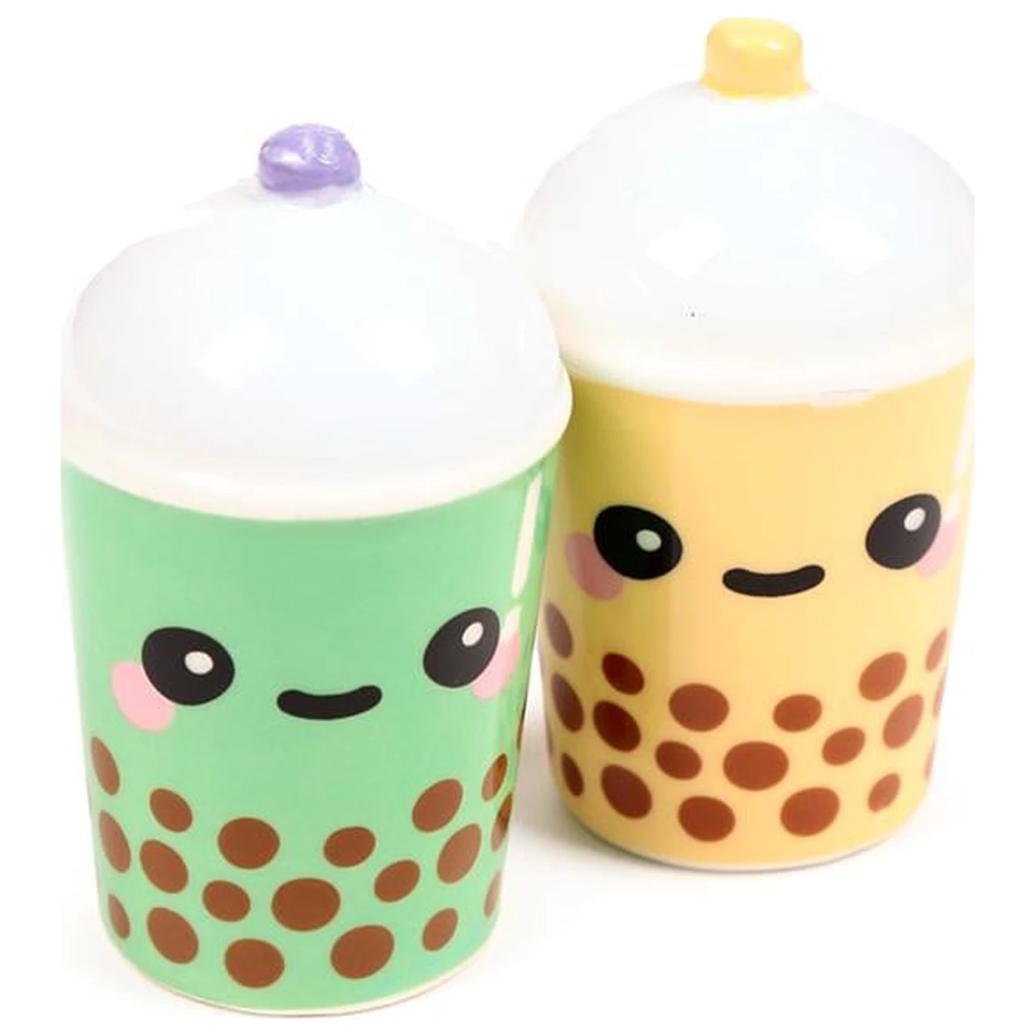 KAWAII Boba the Bubble Tea Set so soľničkou a koreničkou produktová fotografia