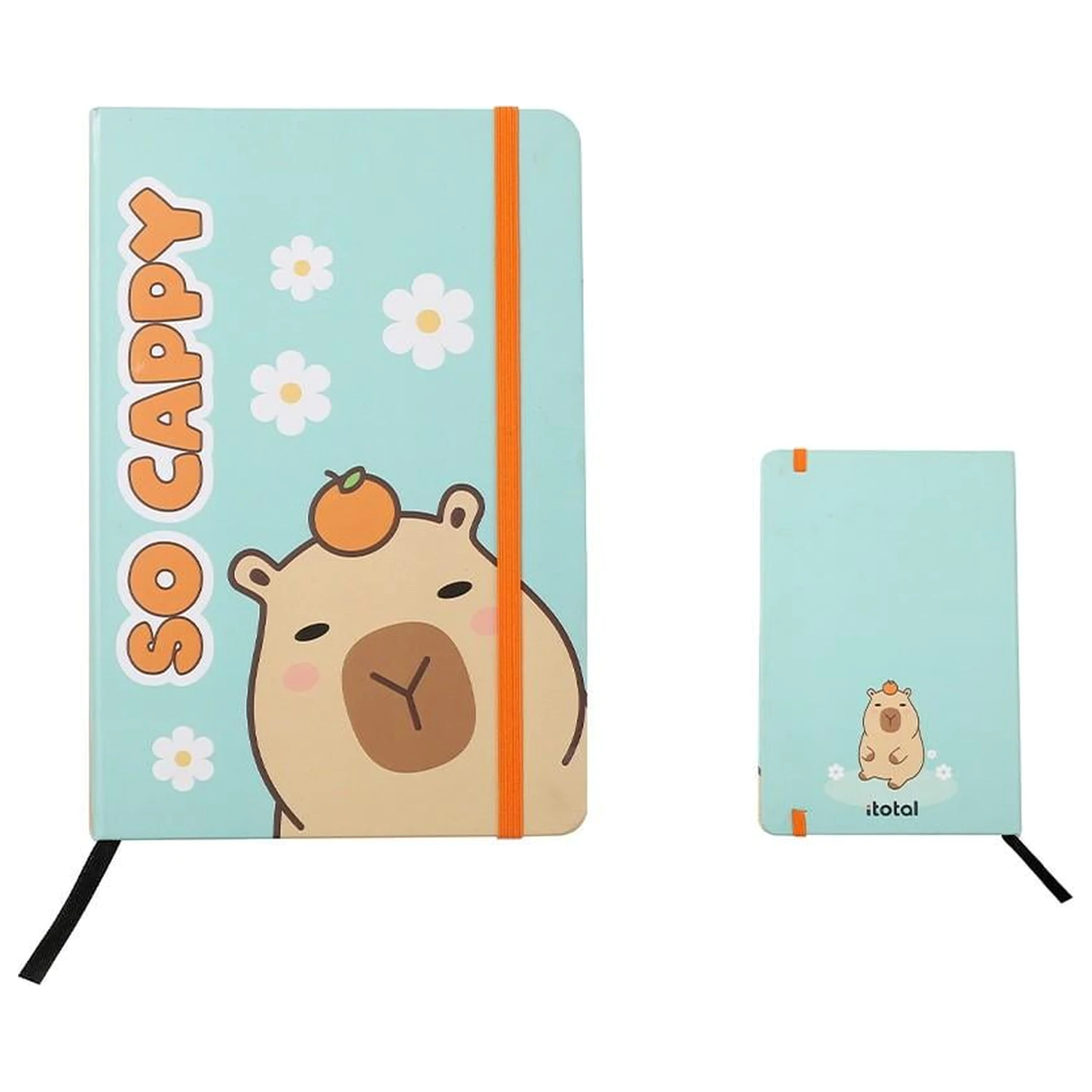 KAWAII Capybara zápisník A5 produktová fotografia