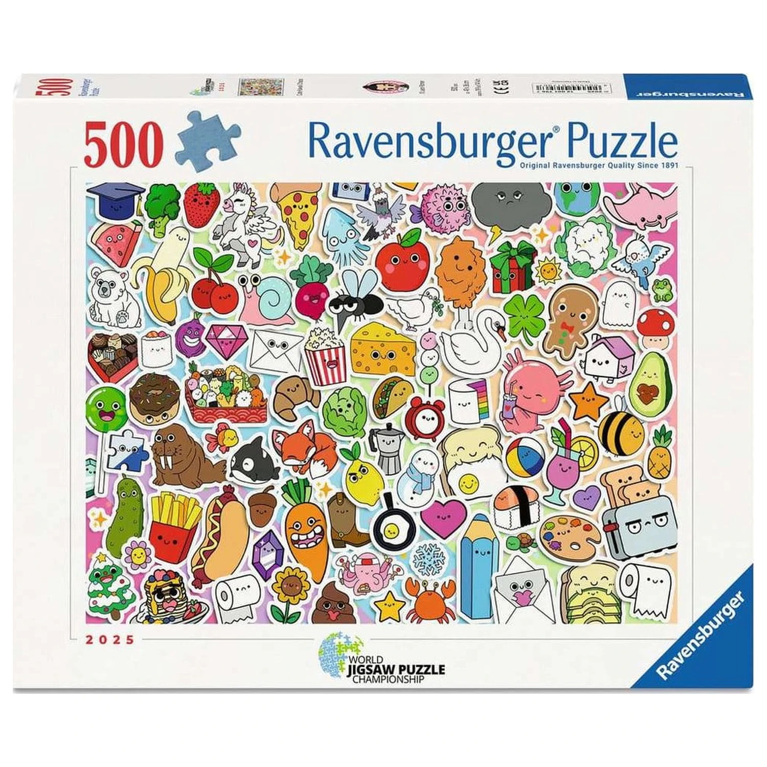 Kawaii Jigsaw Puzzle Cute Kawaii Chaos (500 kusov) produktová fotografia