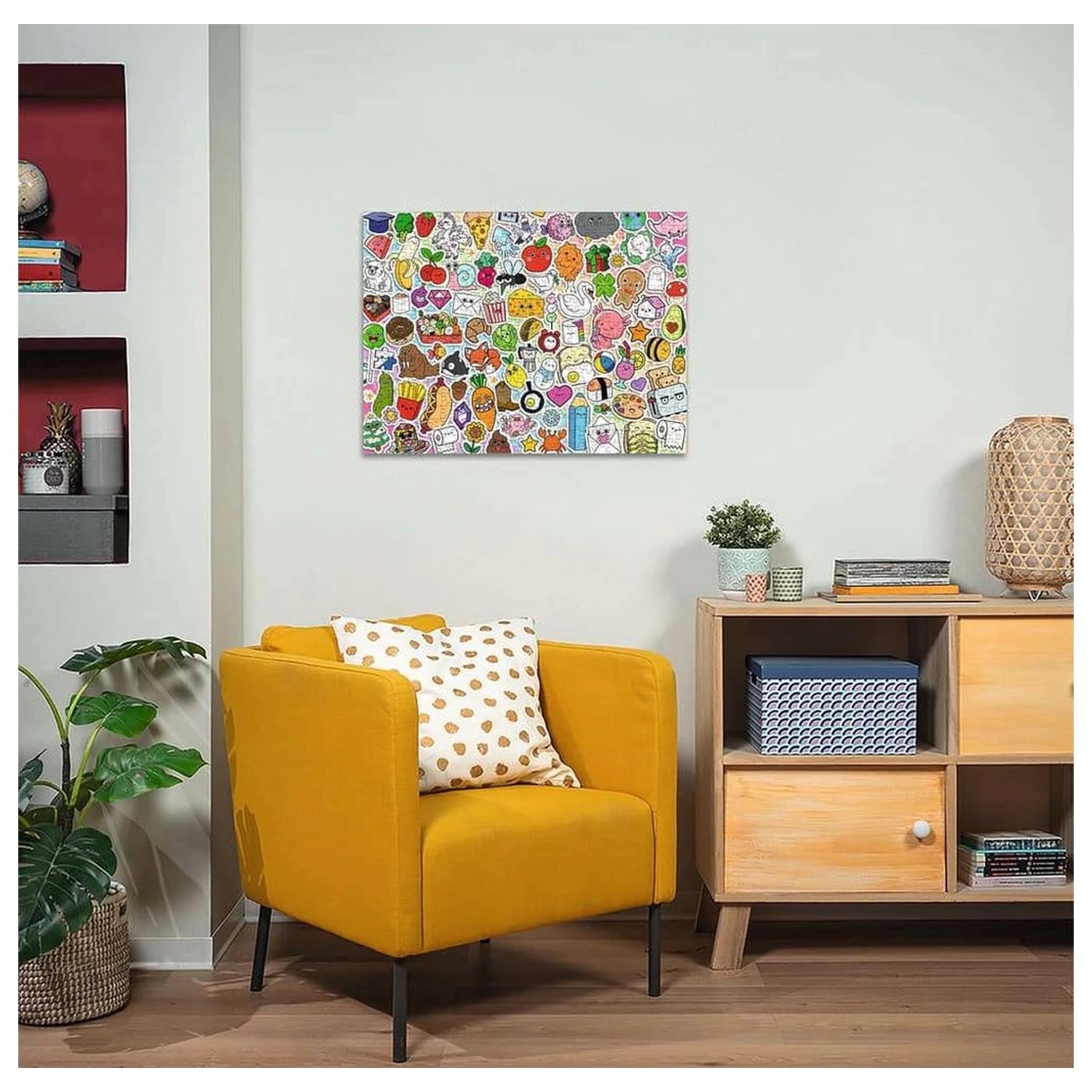 Kawaii Jigsaw Puzzle Cute Kawaii Chaos (500 kusov) produktová fotografia