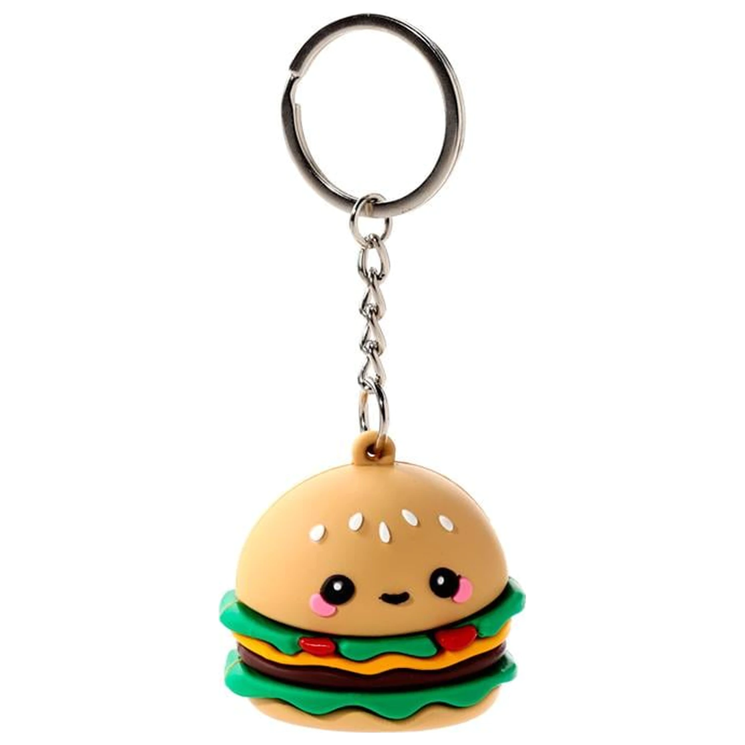 KAWAII Hammy the Burger PVC 3D kľúčenka produktová fotografia